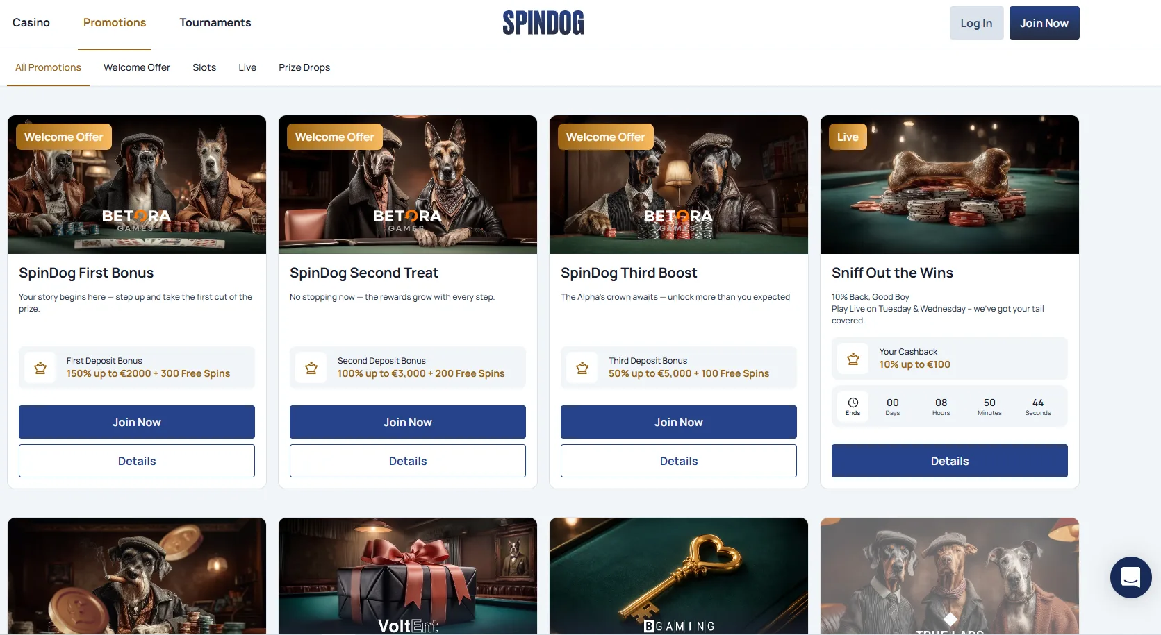 SpinDog Casino Bonus